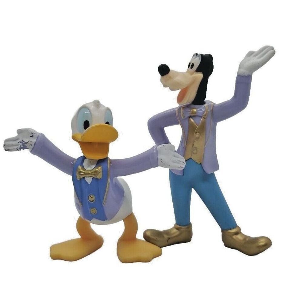 Goofy & Donald Duck Figures McDonald's Toy Cake Topper 3"-4"